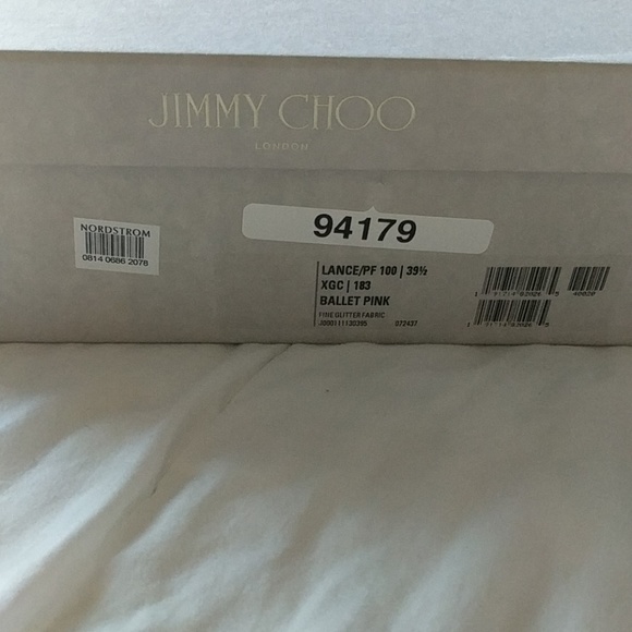NIB Jimmy Choo Lance Ballet Pink Glitter - Picture 8 of 8